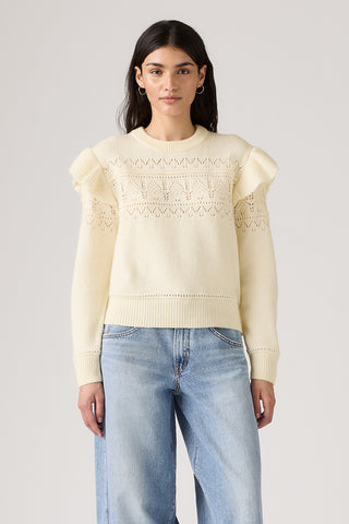 Shane Flutter Sleeve Pull-Over Tofu