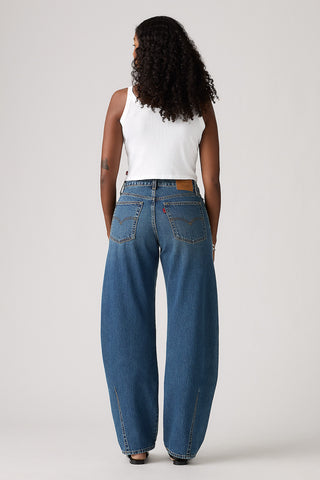 Baggy Dad Barrel Jeans Most Wanted Blue