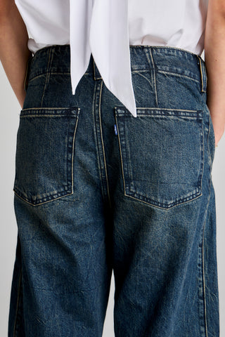 Blue Tab Moto Jeans Black Pearl