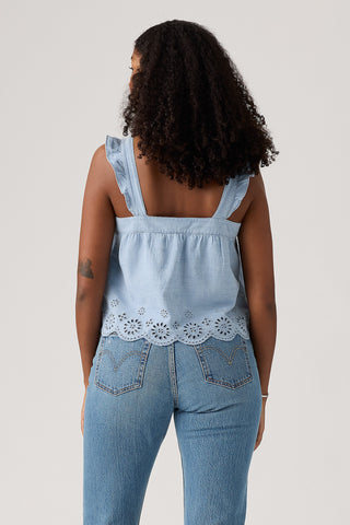 Cecilia Top Alternate Fin Medium Wash