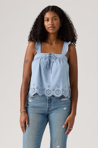 Cecilia Top Alternate Fin Medium Wash