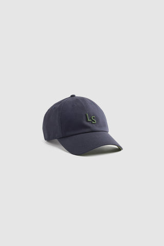 LS Monogram Cap Navy Blazer