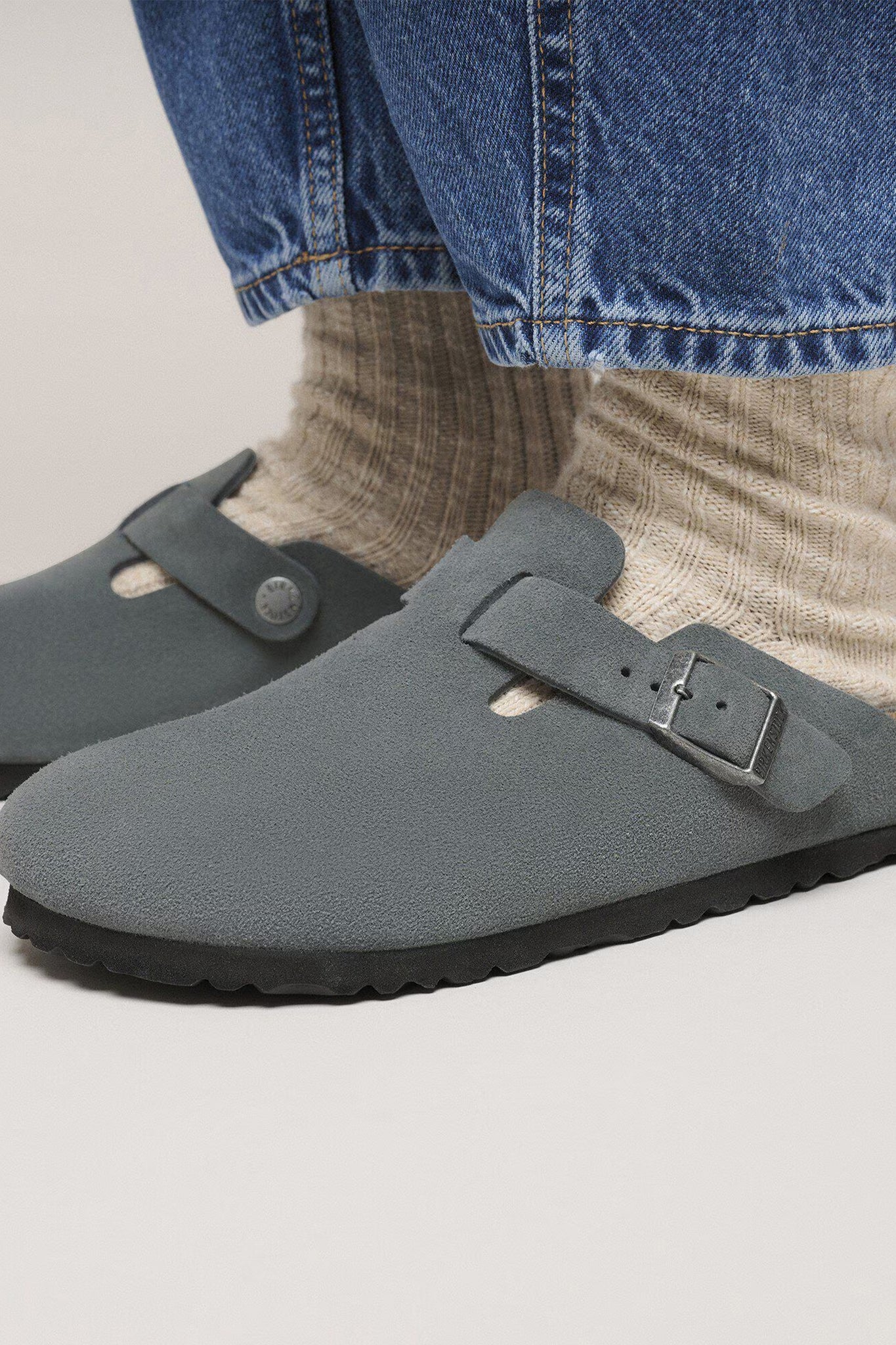 Boston SFB Suede Regular Fit Basalt Grey