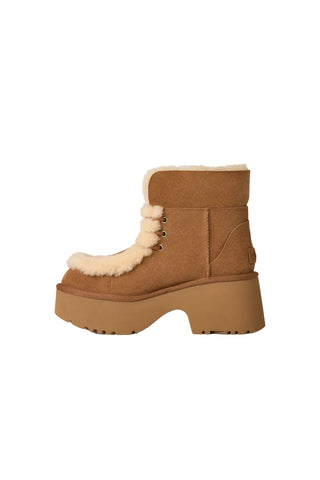Esmee Lace Up Chestnut