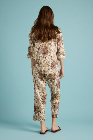 Lilies Crop PJ Cream