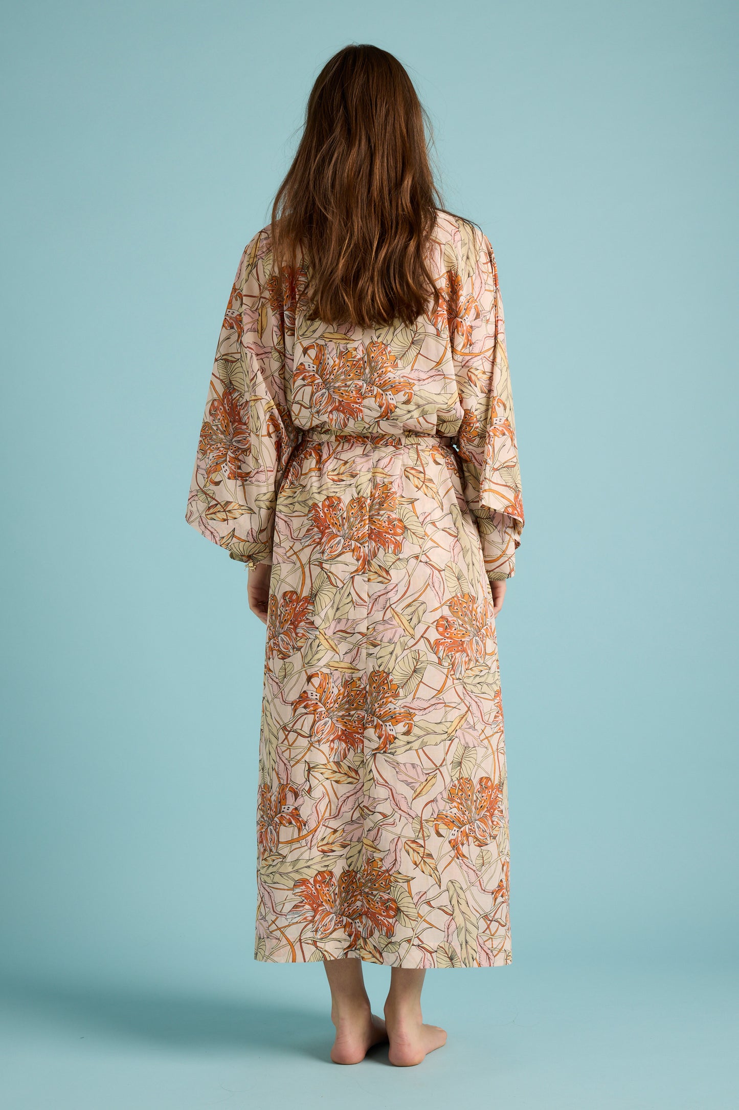 Lilies Maxi Robe Lilly Pink