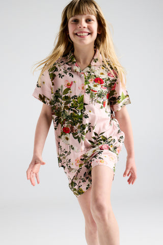 Love Letter Kids Boxer PJ Soft Pink
