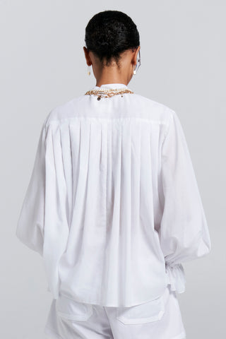 Furrow Shirt White