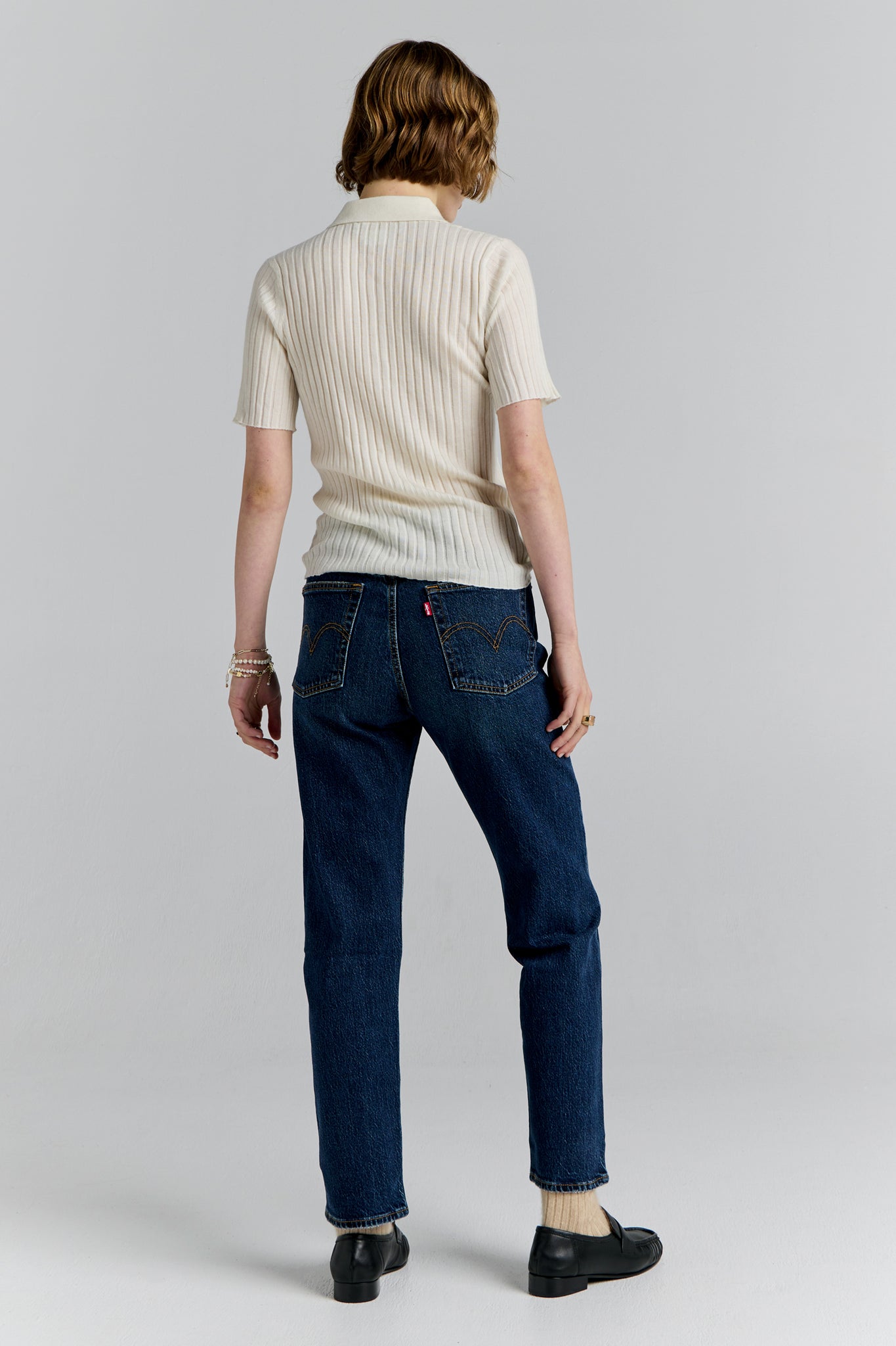 Wedgie Straight Jeans Indifferent Indigo