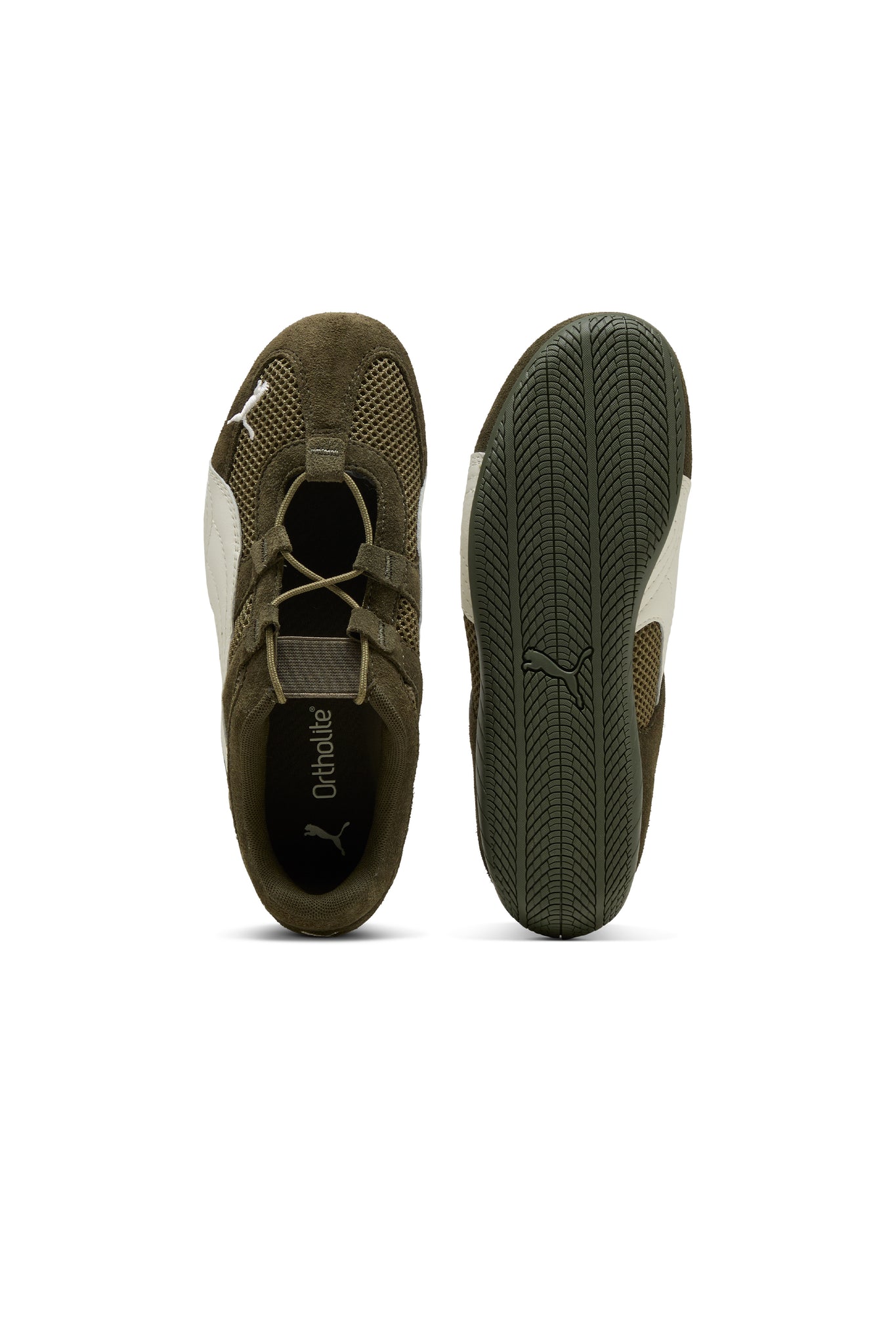 Speedcat Go Shoes Dark Olive/Warm White
