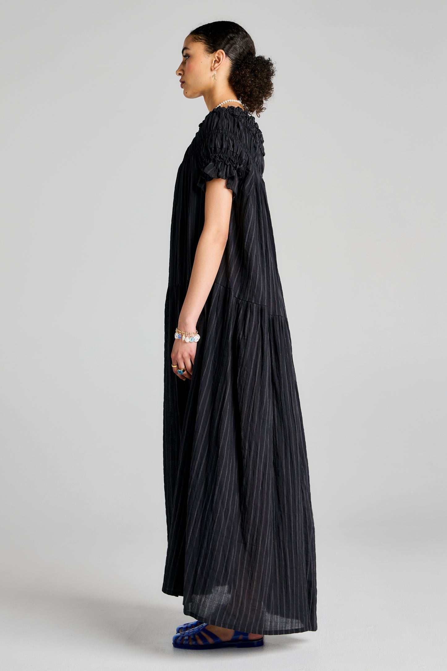 Orestes Organic Cotton Dress Black