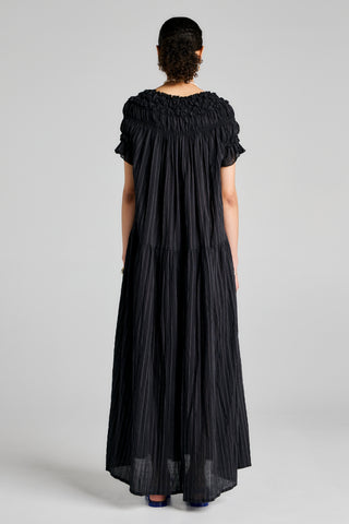 Orestes Organic Cotton Dress Black