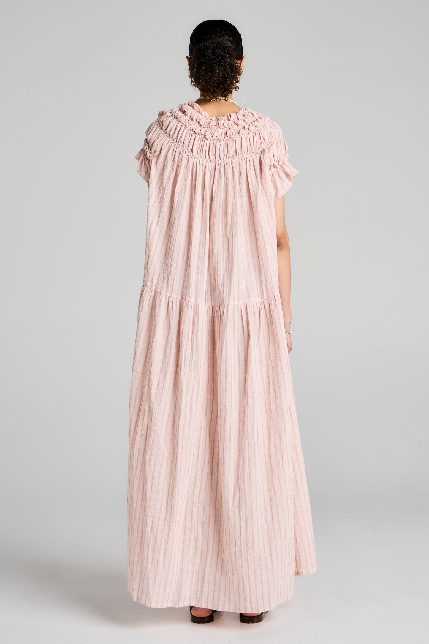 Orestes Organic Cotton Dress Pink
