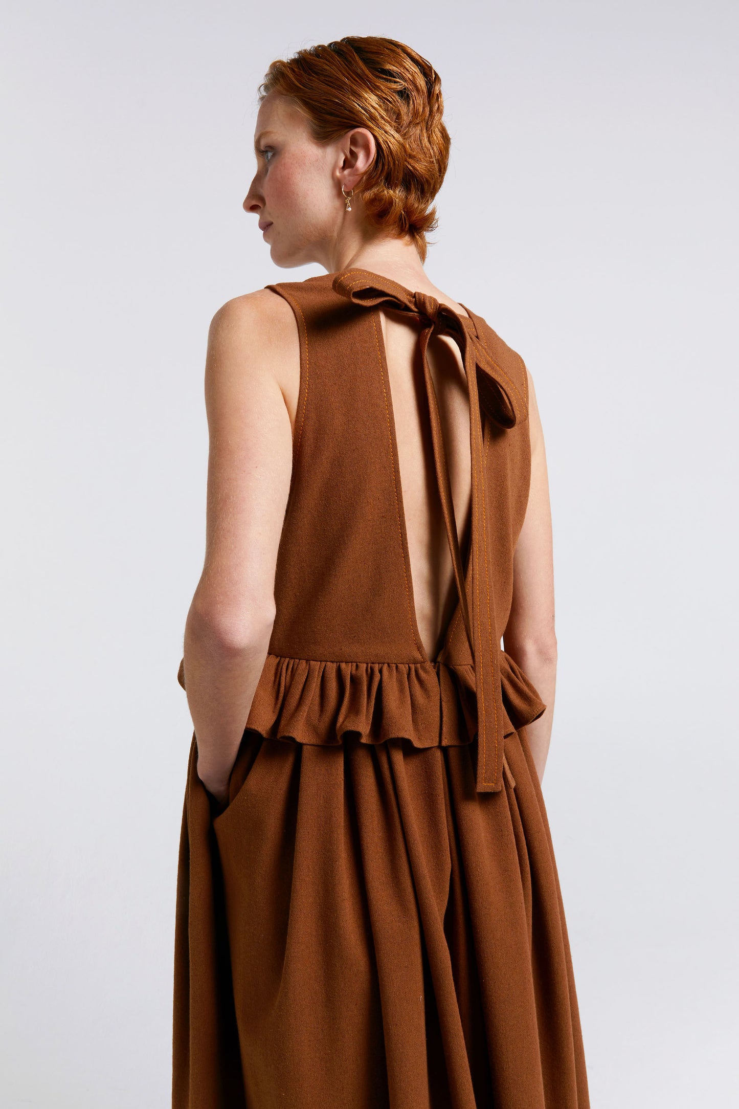 Cordyline Dress Chestnut