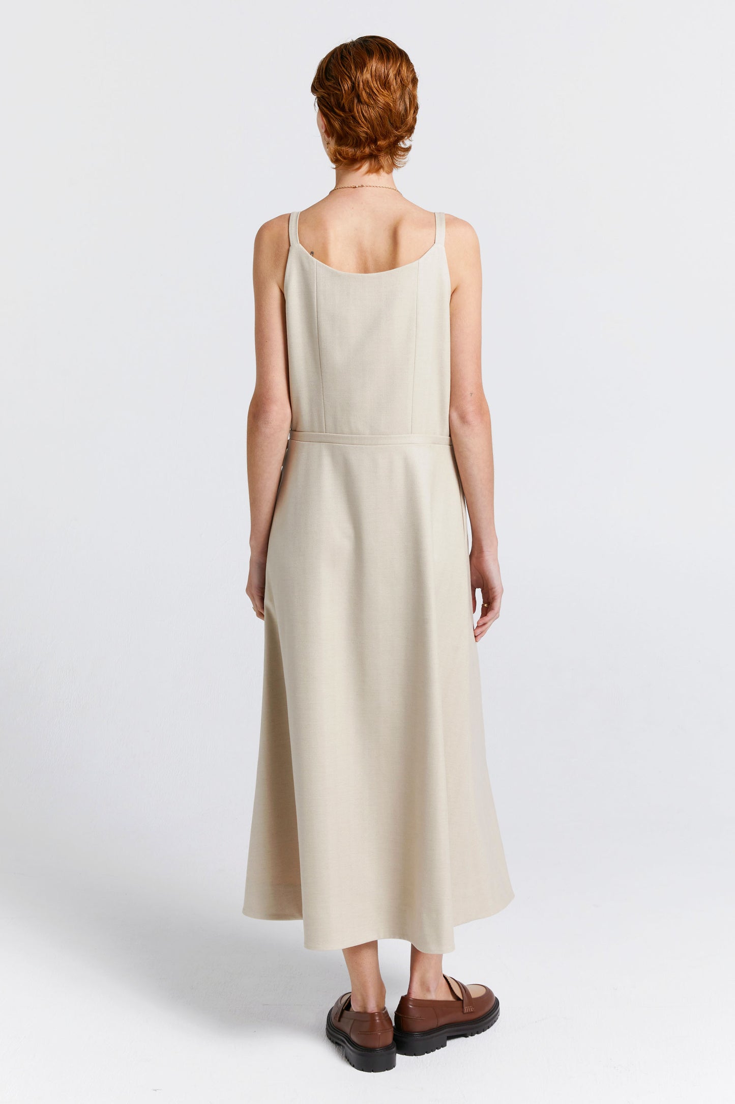 Cherished Wrap Dress Natural