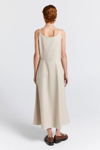 Cherished Wrap Dress Natural