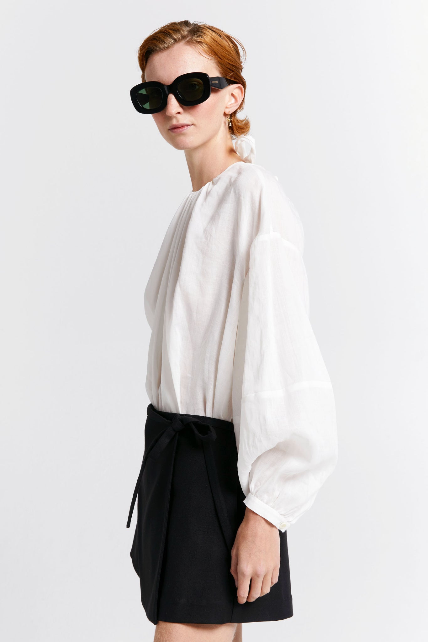 Cherished Wrap Skort Black
