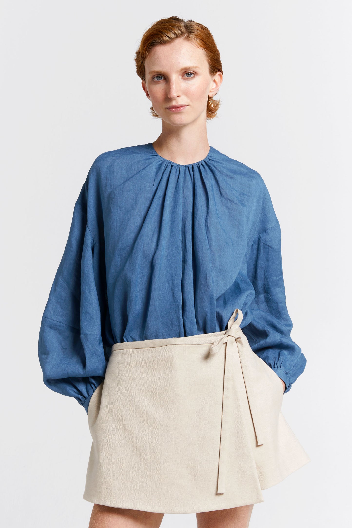 Cherished Wrap Skort Natural