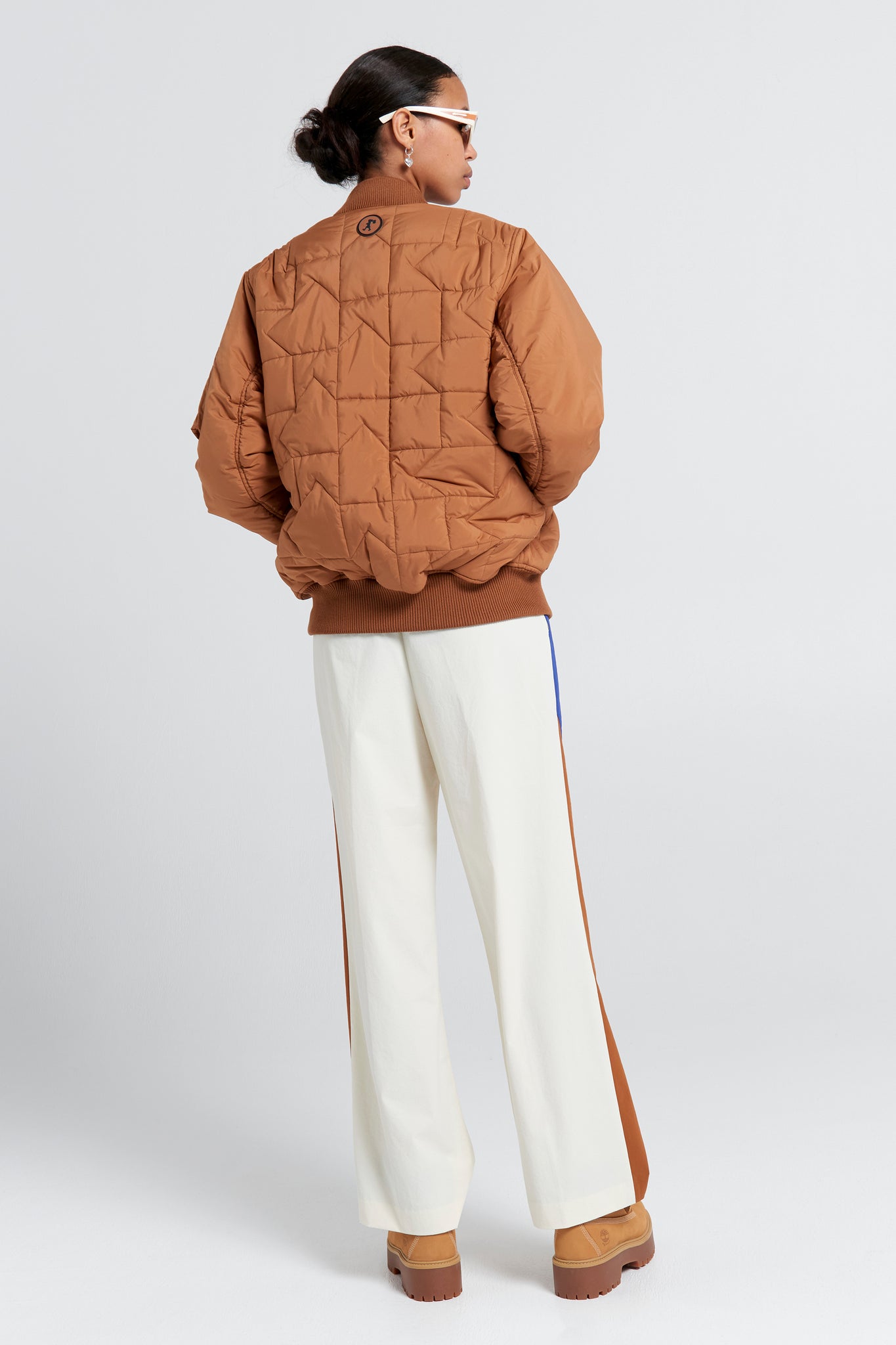 Walker Track Pants Cream Multi