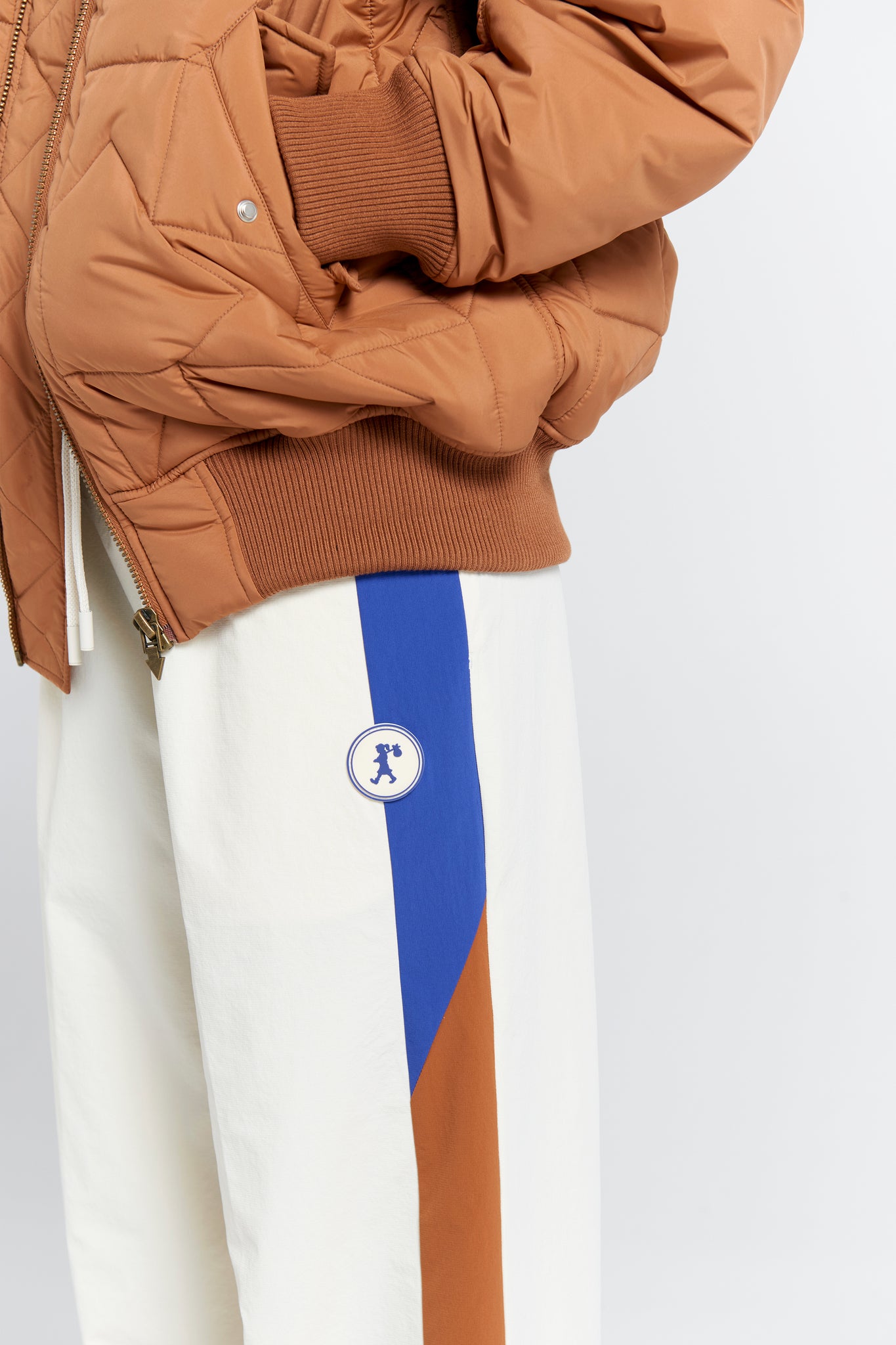 Walker Track Pants Cream Multi