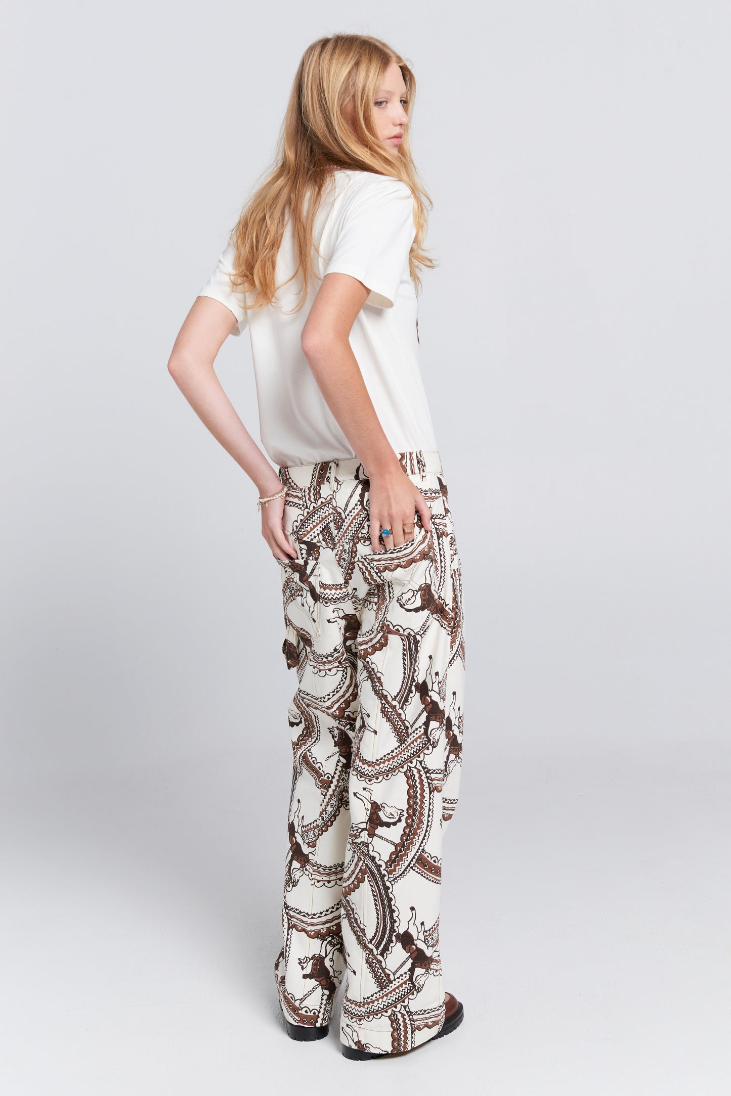 Fairground Pants Cream Multi