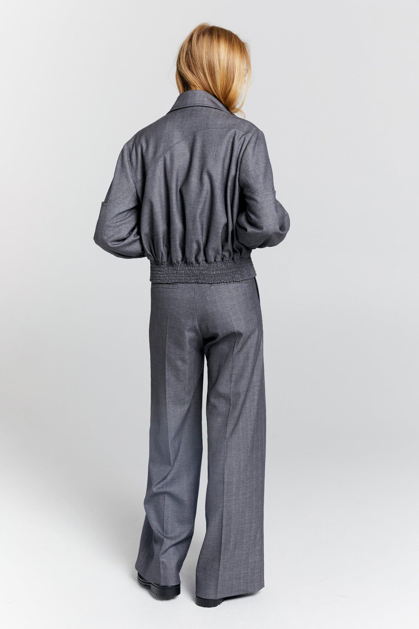 Rider Bomber Jacket Charcoal