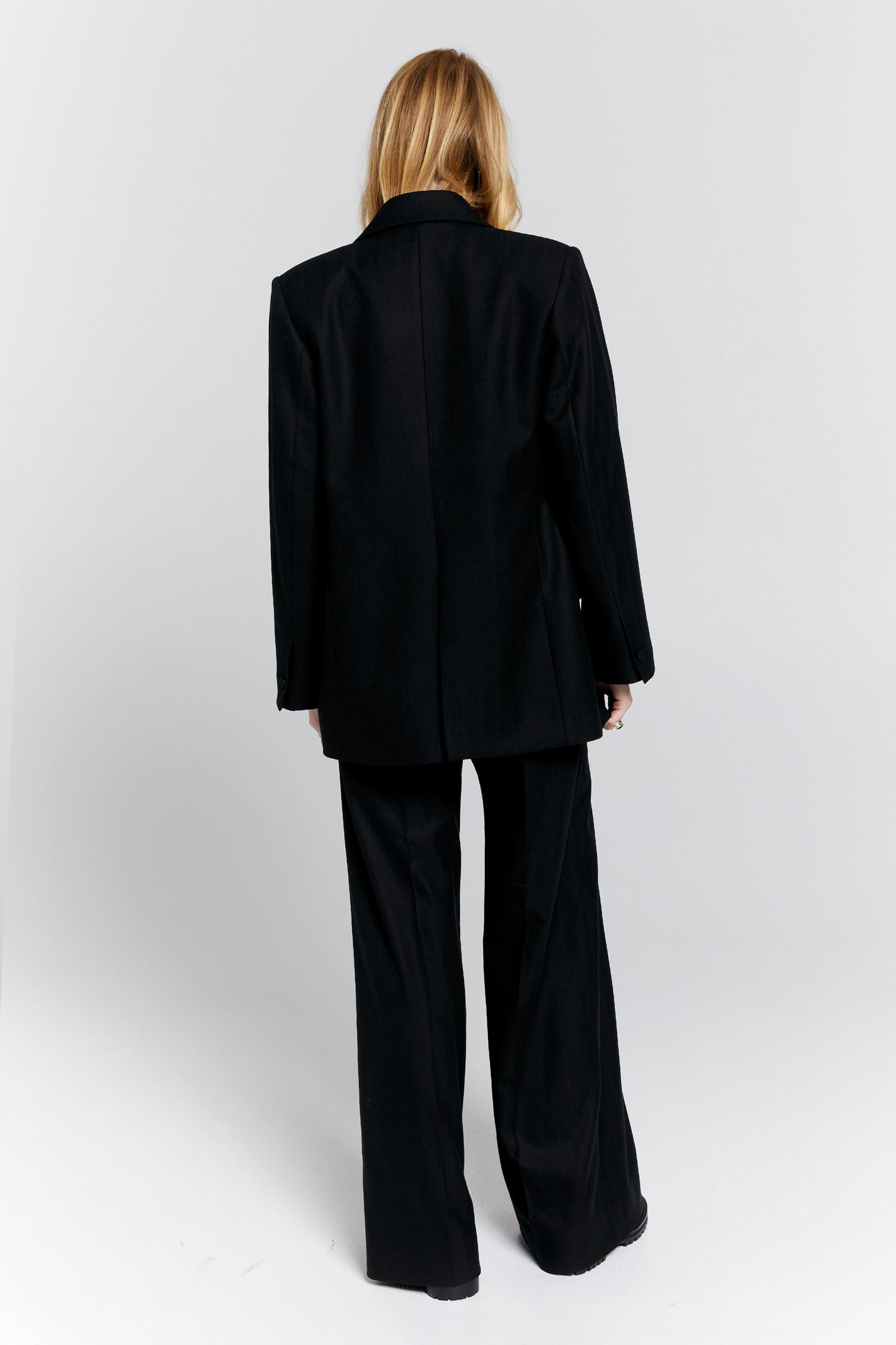 Escapade Double Breasted Jacket Black