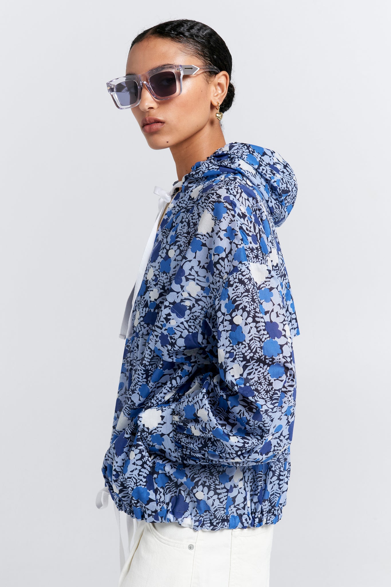 Perfect Day Beach Hoodie Blue Multi