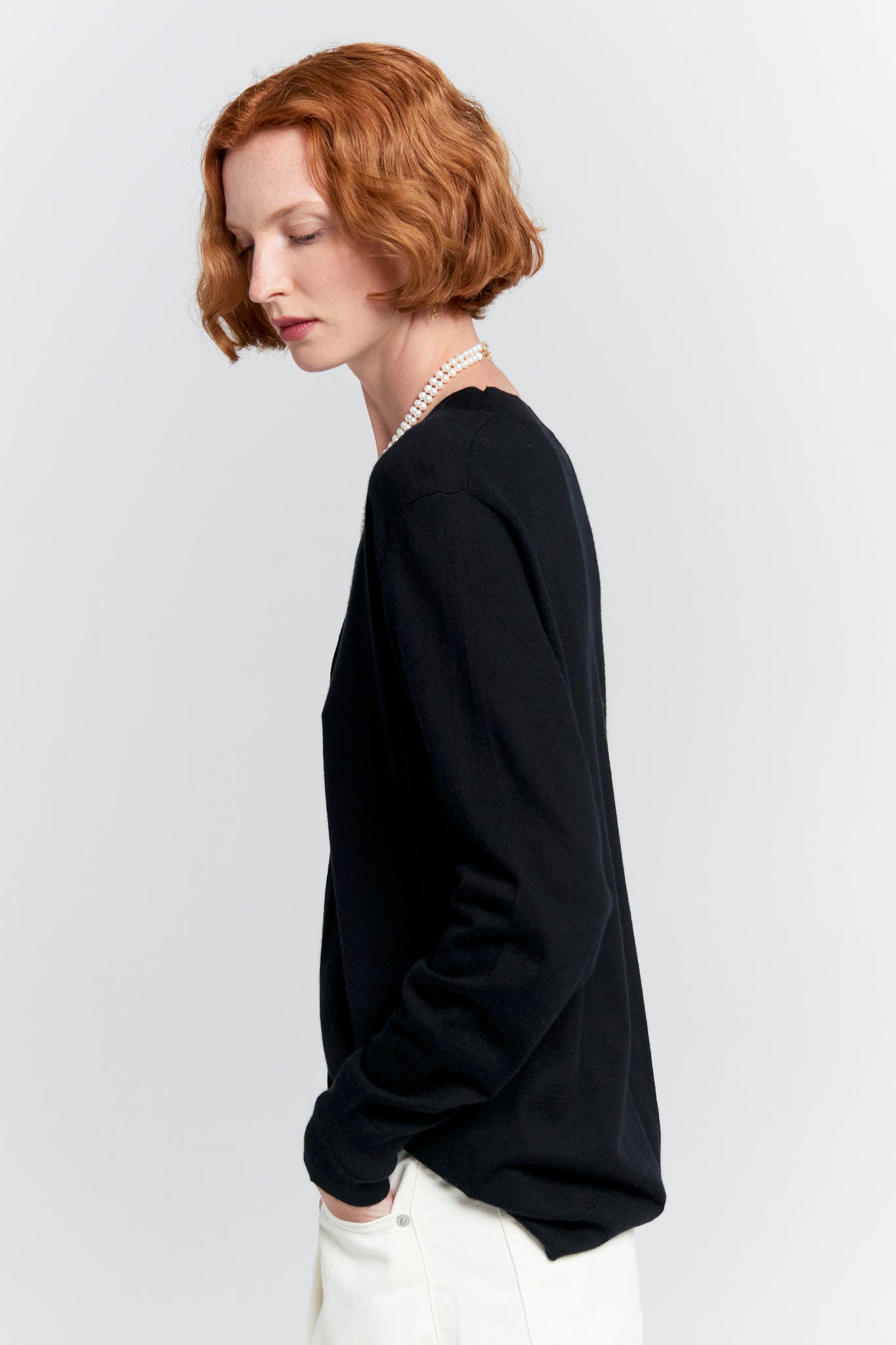 Daisy Cashmere Cardigan Black