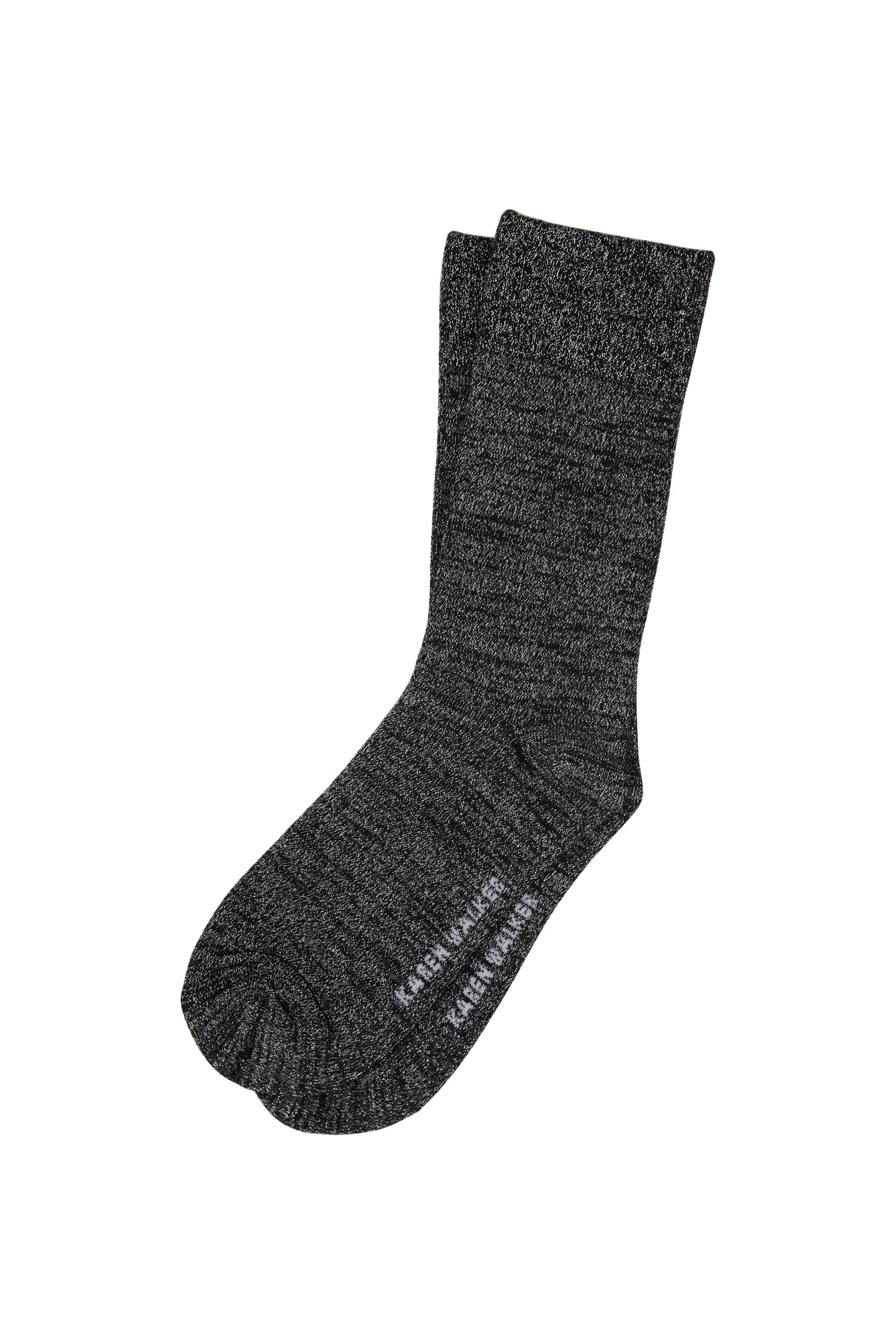 Glitter Socks 2 Pack Natural Silver/Black Silver