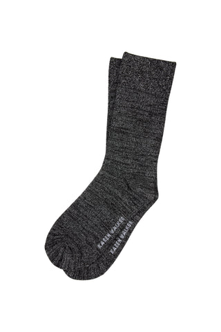 Glitter Socks 2 Pack Natural Silver/Black Silver