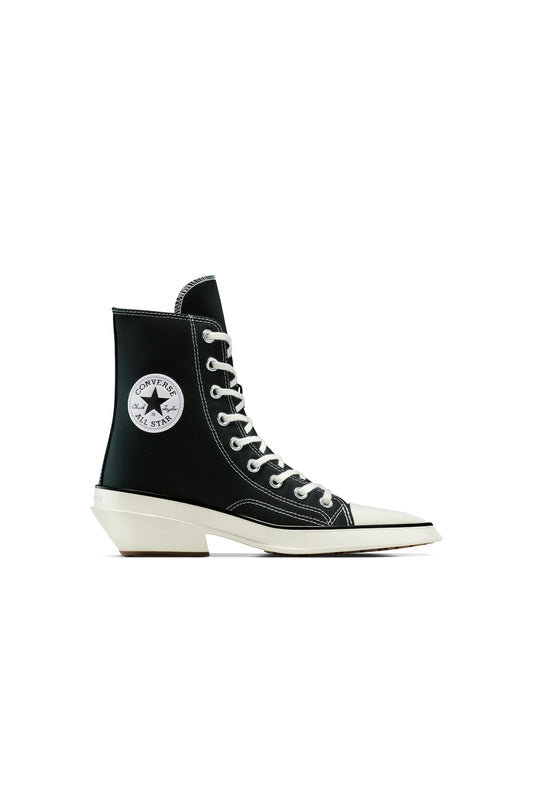 Chuck Taylor 70 De Luxe Pointed Leather X-High Top Black/White