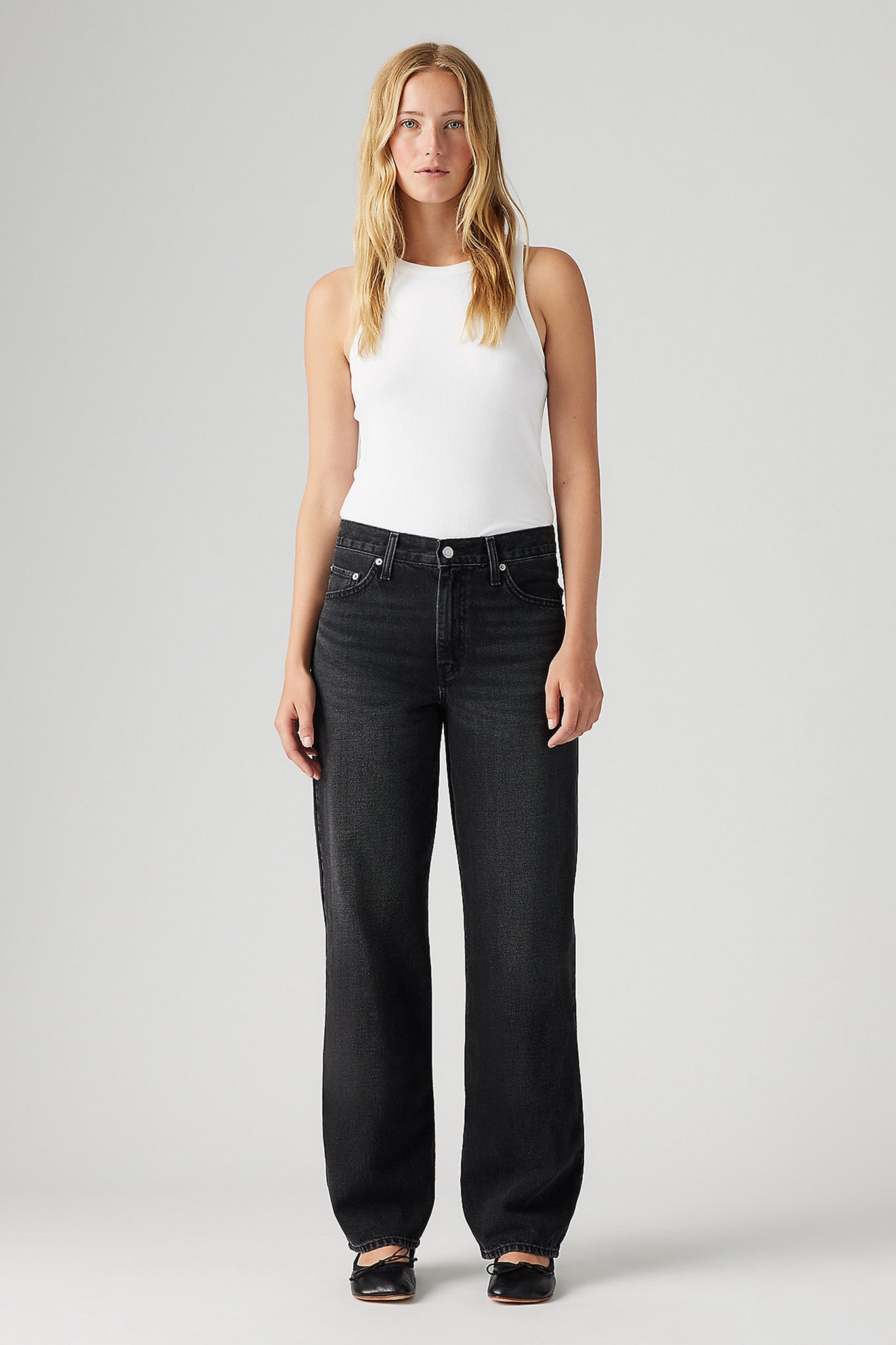 Baggy Dad Jeans Shrink Up