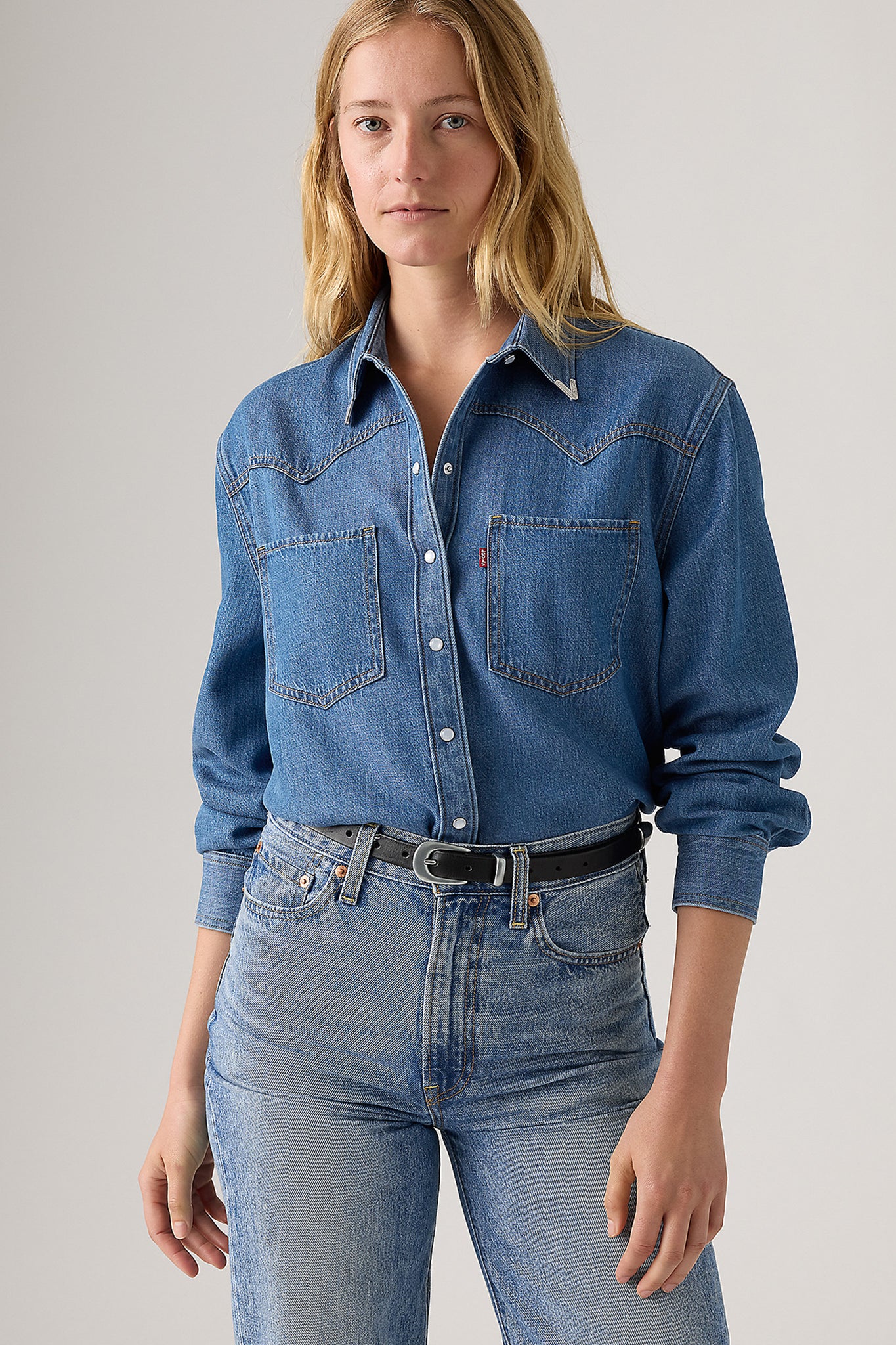 Teodora Metal Tipped Western Shirt Going Steady Tipped