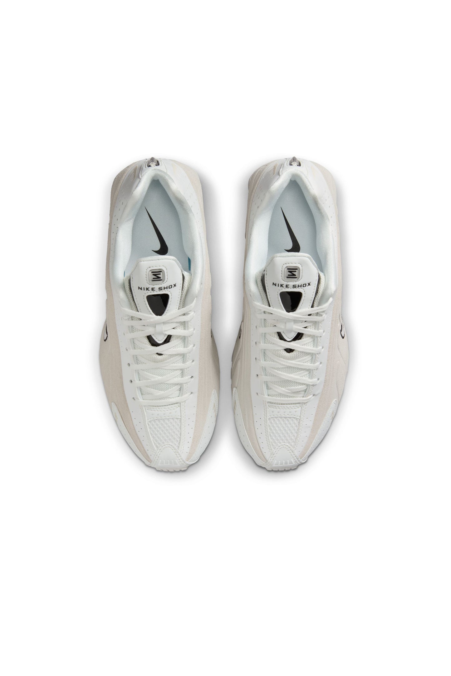 Shox R4 Shoes Summit White/Black/Orewood Brown