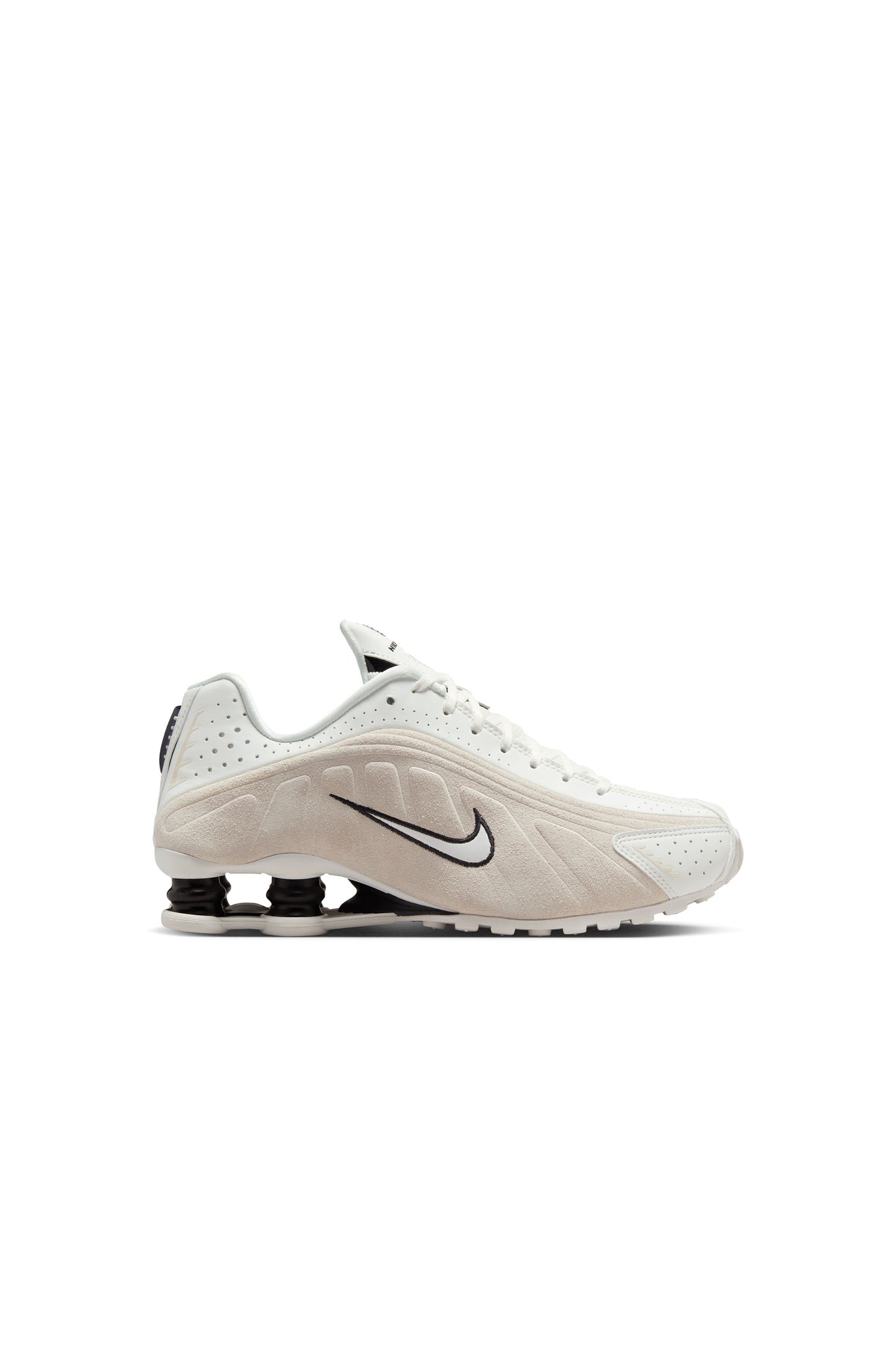 Shox R4 Shoes Summit White/Black/Orewood Brown