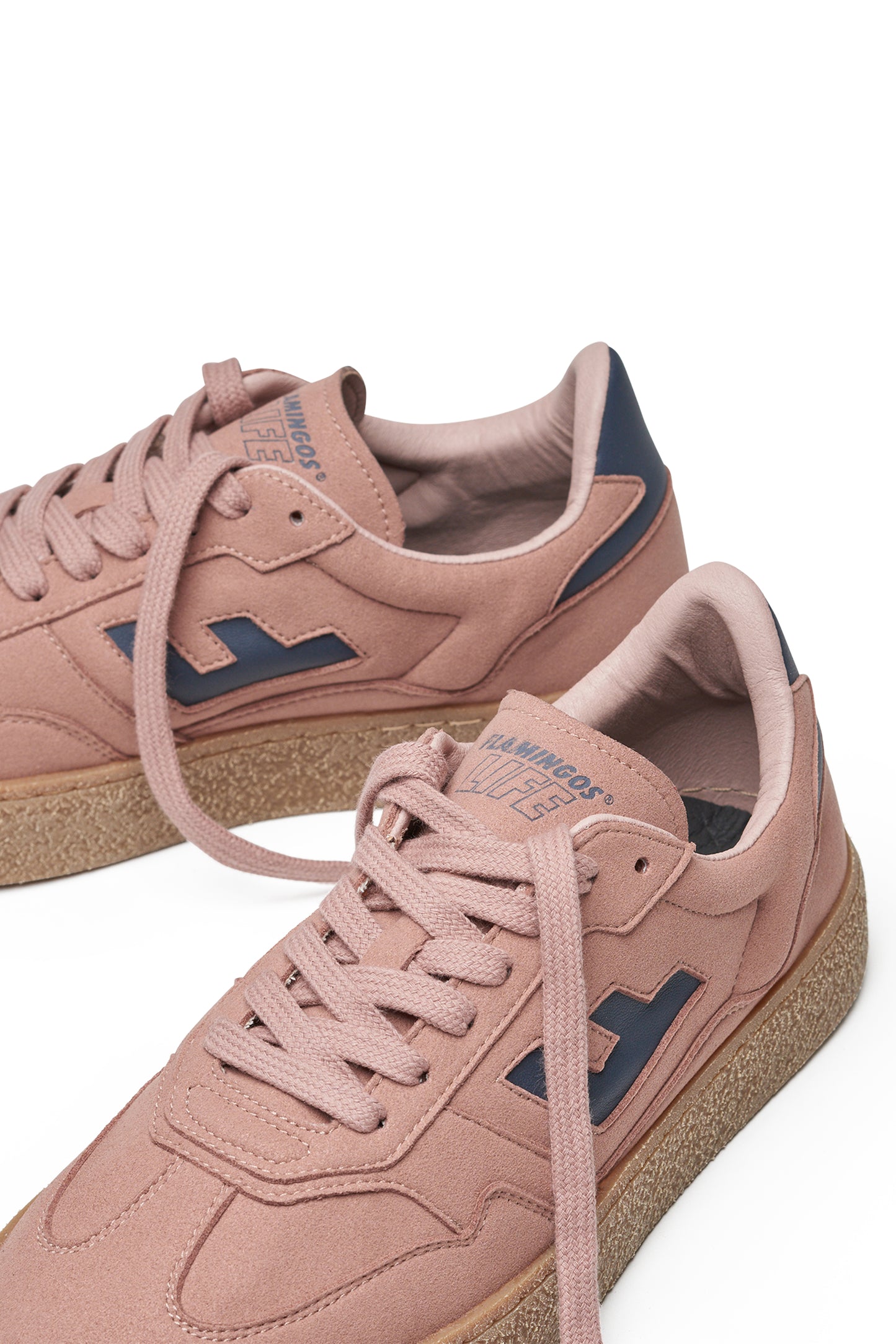 Burela Bold Sneakers Blush Suede