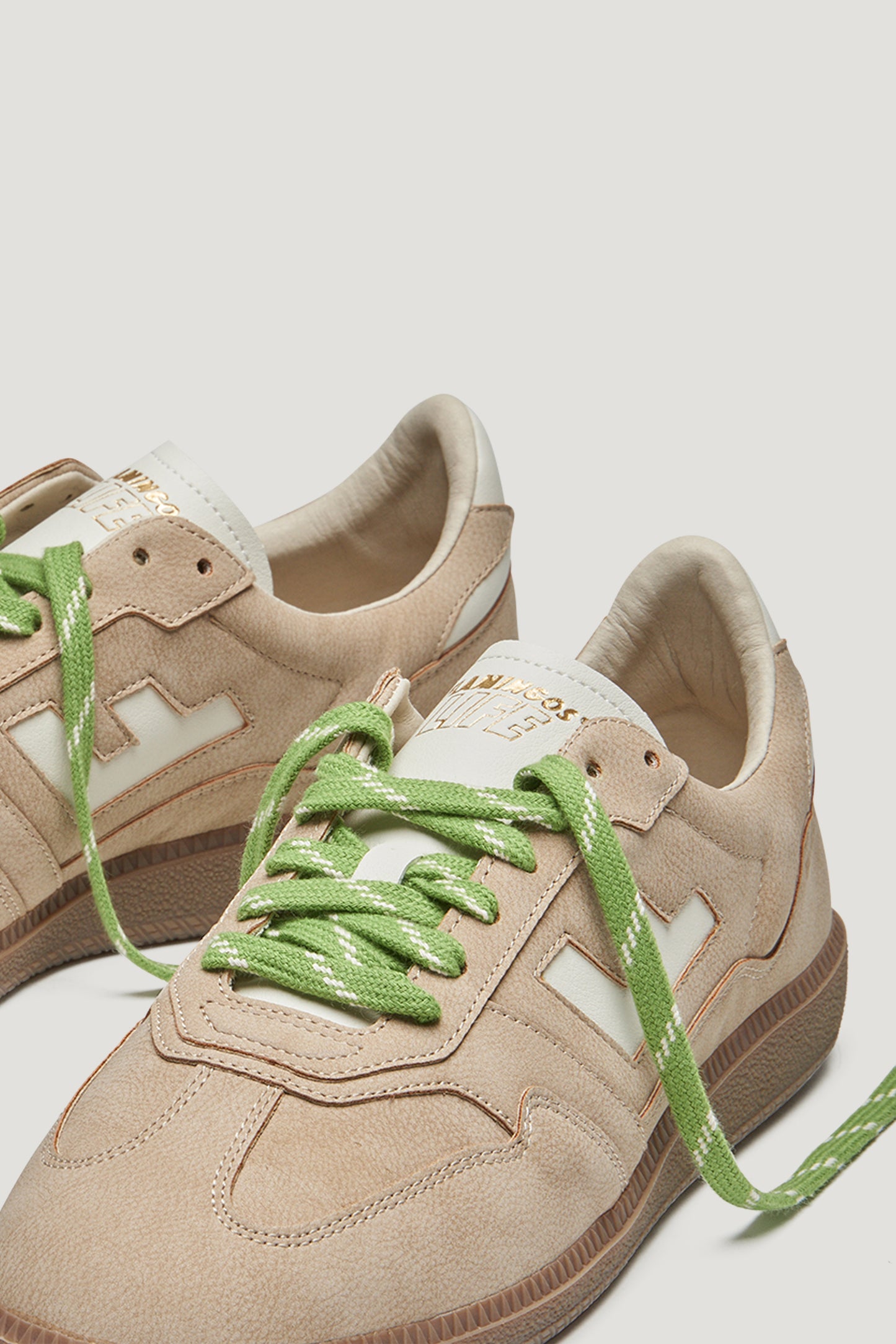 Burela Slim Sneakers Nobuck Stone