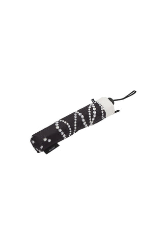 Metro Runaway Pearls Umbrella Black