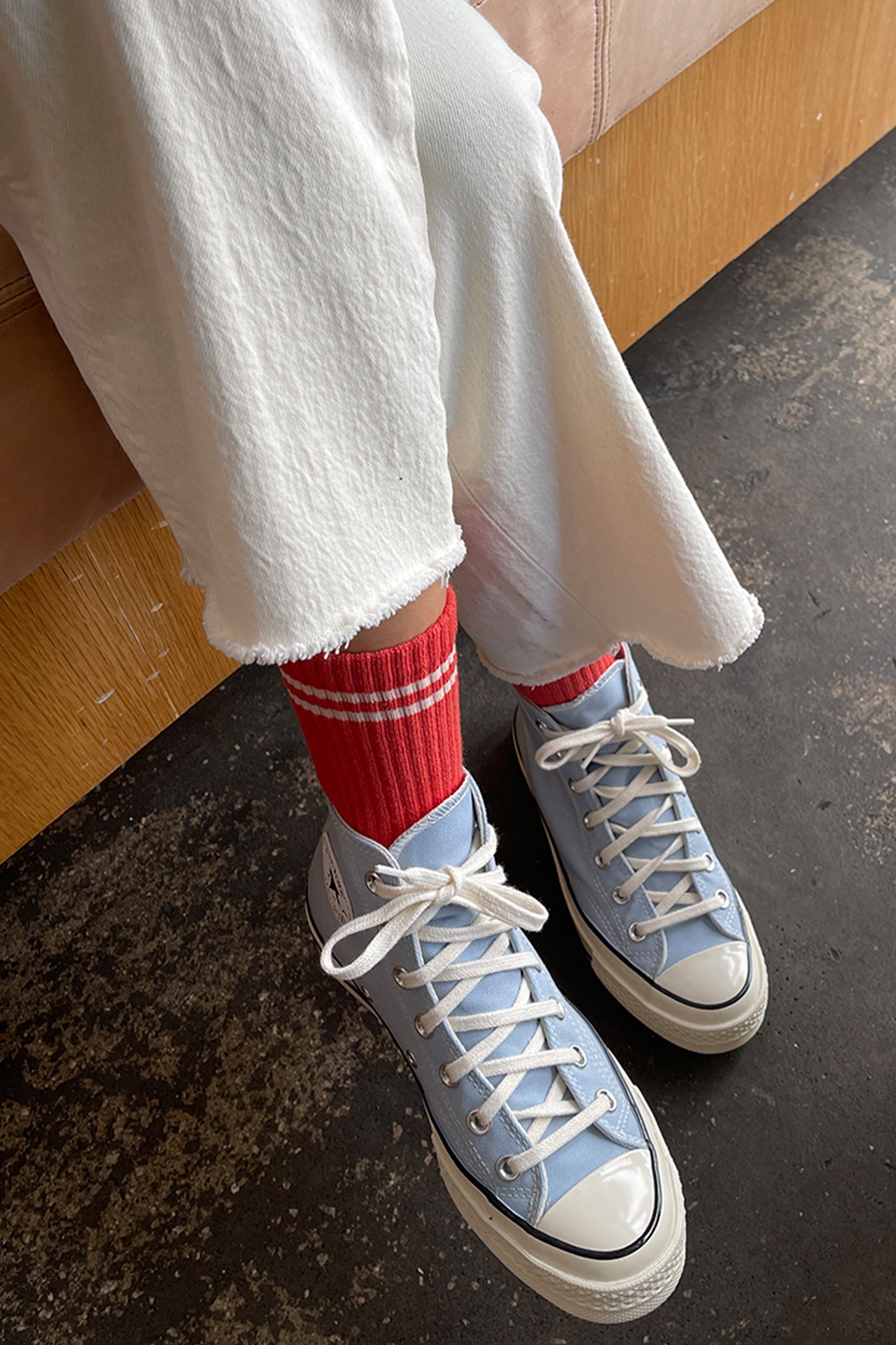 Boyfriend Socks Coral