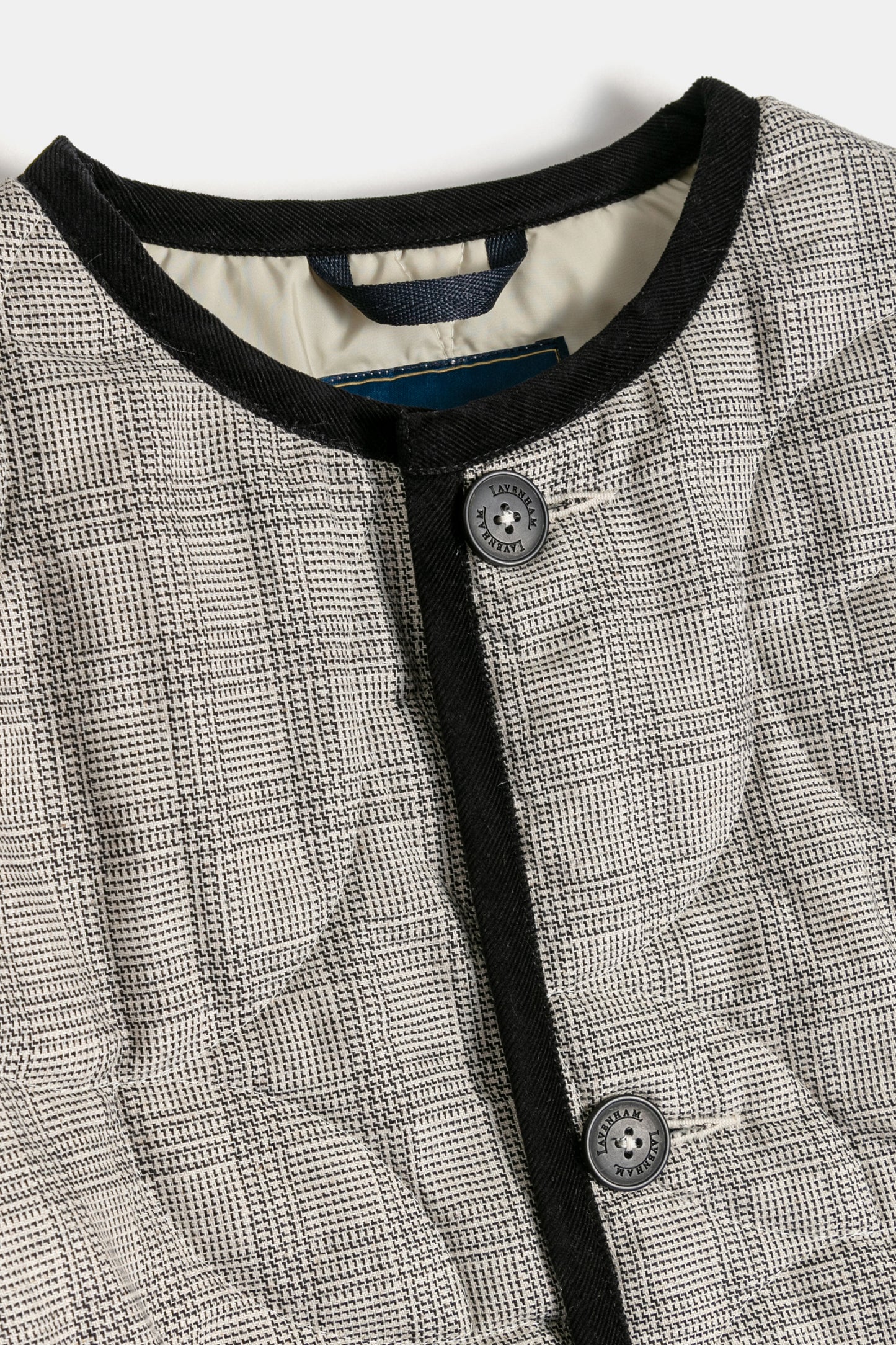 Button Front Cornard Jacket Black/Natural