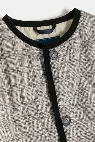 Button Front Cornard Jacket Black/Natural