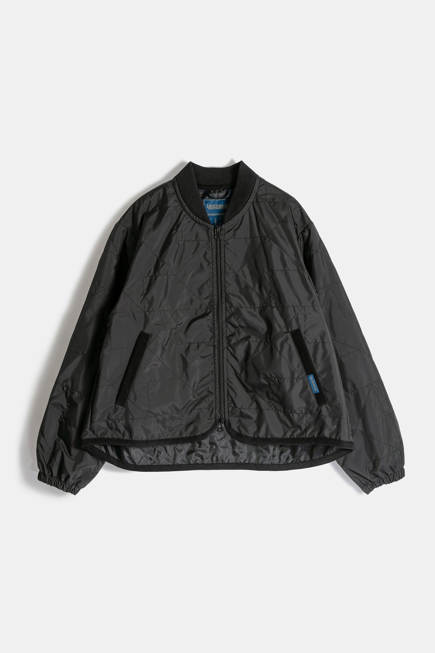 Unwadded Bomber Jacket Sable Black