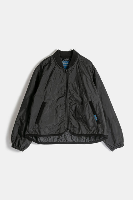 Unwadded Bomber Jacket Sable Black