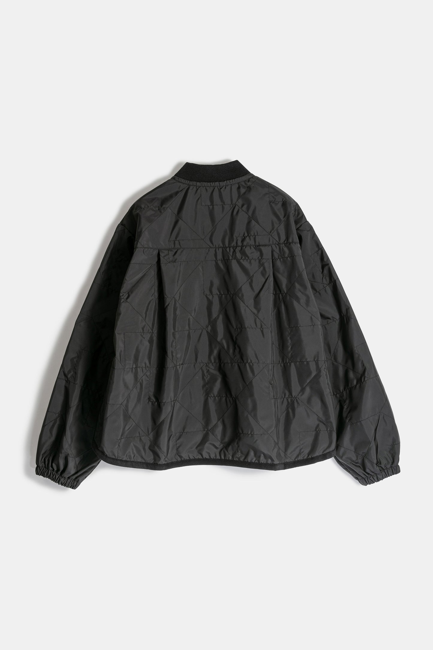 Unwadded Bomber Jacket Sable Black