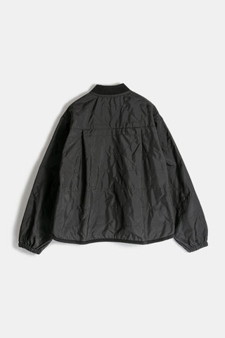 Unwadded Bomber Jacket Sable Black
