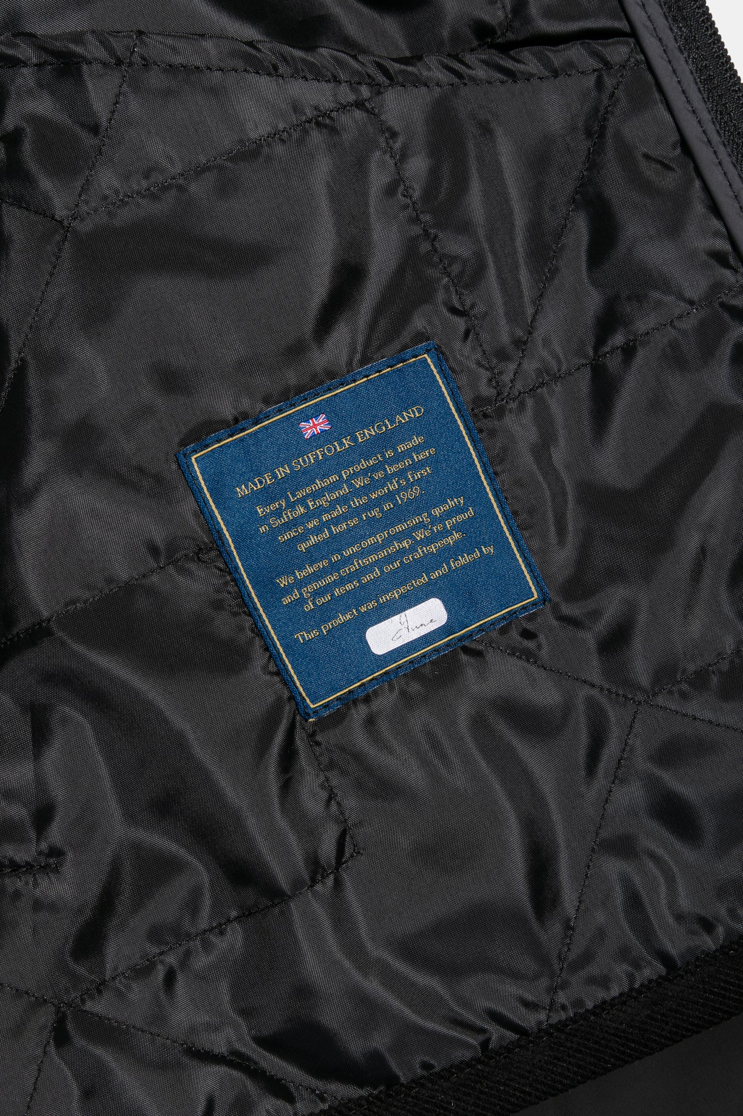 Unwadded Bomber Jacket Sable Black