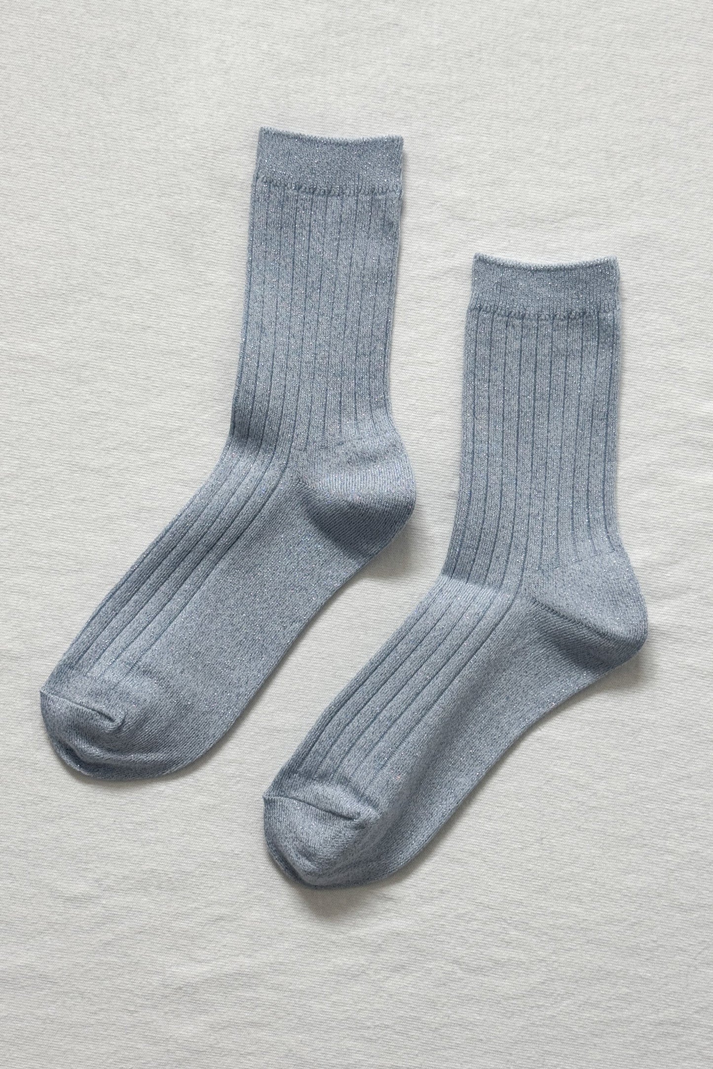 Her Socks Modal Lurex Morning Mist