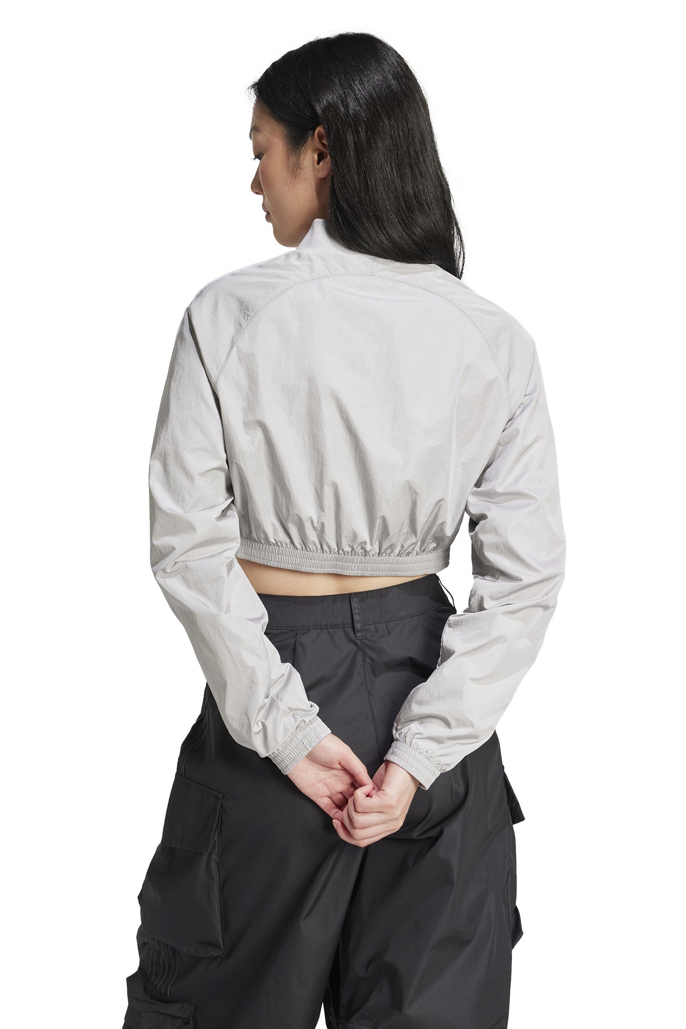 Adicolor Teamgeist Cropped Track Top Grey Two