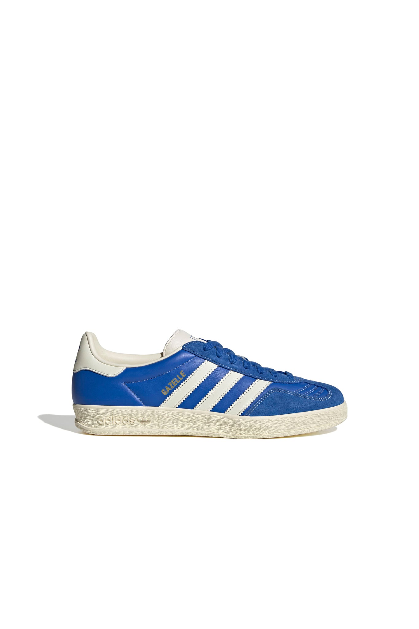 Gazelle Indoor Shoes Blue/Cream White/Gold Metallic